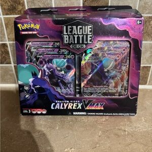 Pokemon League Battle Deck - Calyrex VMAX Purple and Black